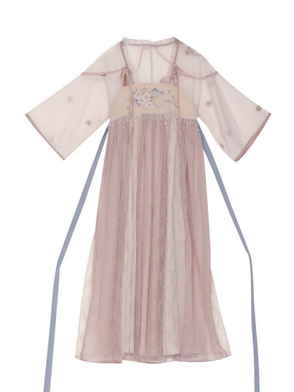 2023 Summer New National Style Improved Hanfu Fairy Sweet Ancient Style Daily Embroidery Elegant Han Elements Dress