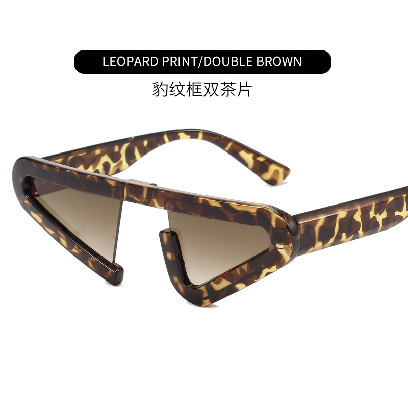 2023 New Y2K Sunglasses Personalized Geometric Hip Hop Glasses Cross-Border Triangle Sunglasses Women's Trendy Glasses