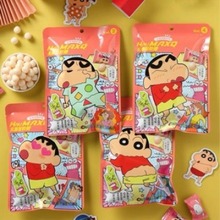 台湾蜡笔小新HauMaxQ乳酸菌风味软糖水蜜桃酸奶味儿童60g*24包