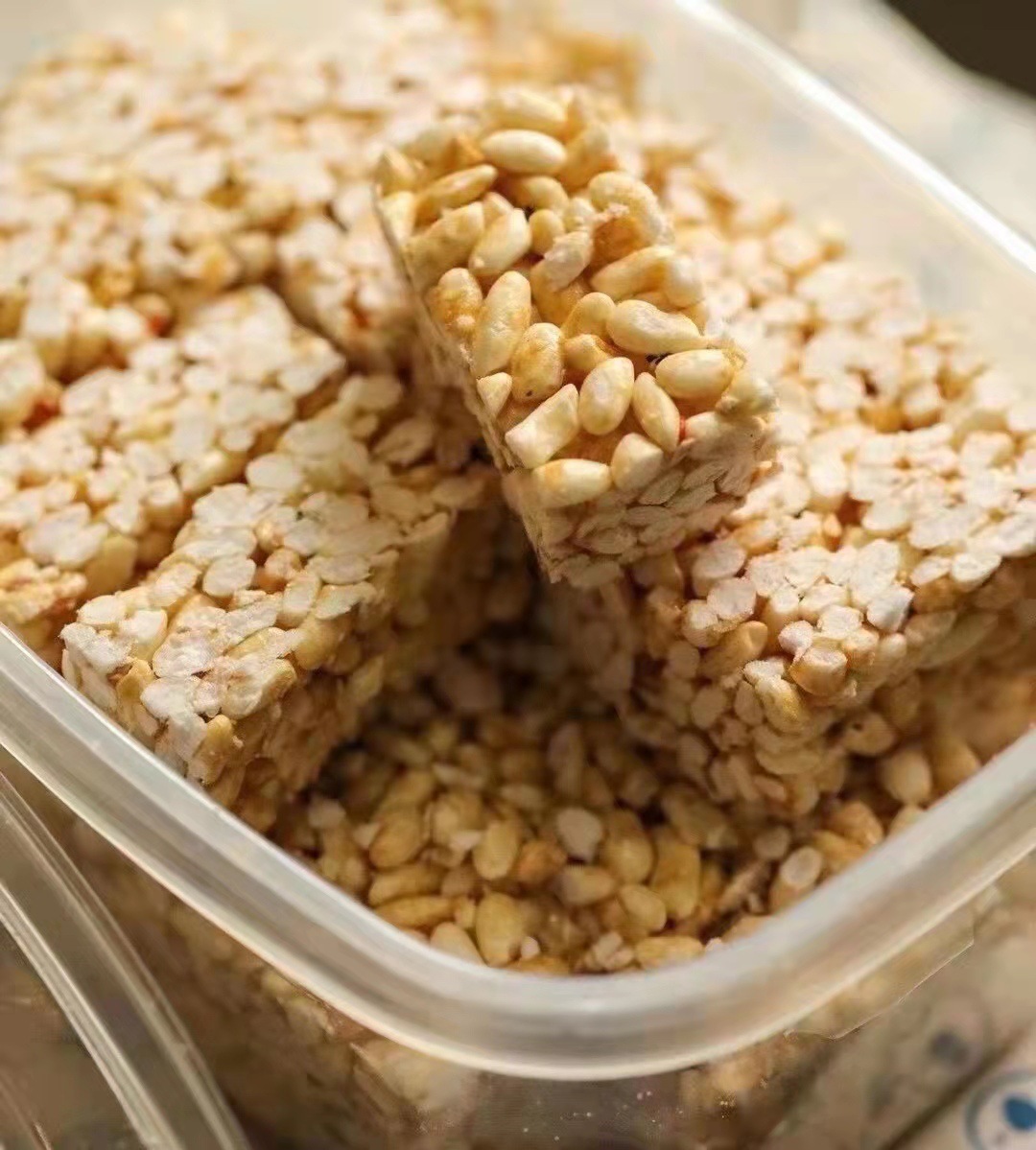 正宗台州风味纯手工红糖烤糖传统特色风味米花糖老式炒米糖批发