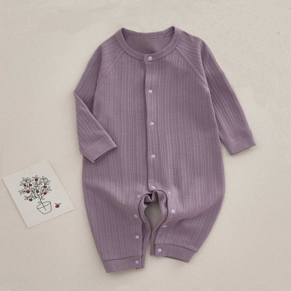 Baby Clothes Spring and Autumn Boneless Romper Baby Romper Long Sleeve Comfortable Cotton Children's Pajamas Baby Jumpsuit