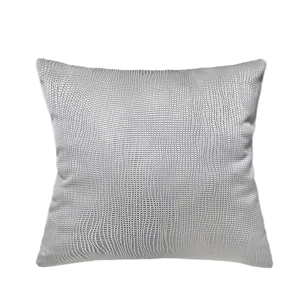 Entry Lux Pillow Lines Plaid Pattern Living Room Sofa Cushion Cover Lumbar Cushion Cover High Precision Jacquard New Chinese Style