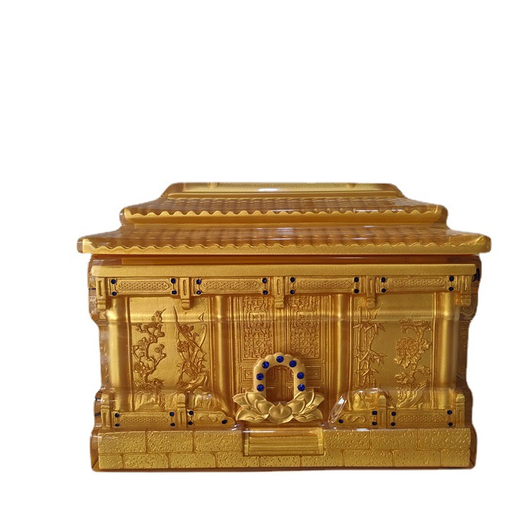 殡葬用品批发 厂家批发西西里水晶骨灰盒 水晶小棺材 水晶寿棺