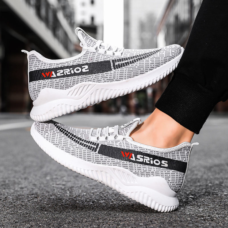 2022 Spring and Autumn New Men's Casual Shoes Comfortable Soft Sole Sneakers Trendy Korean Style Portable All-Match Running Shoes