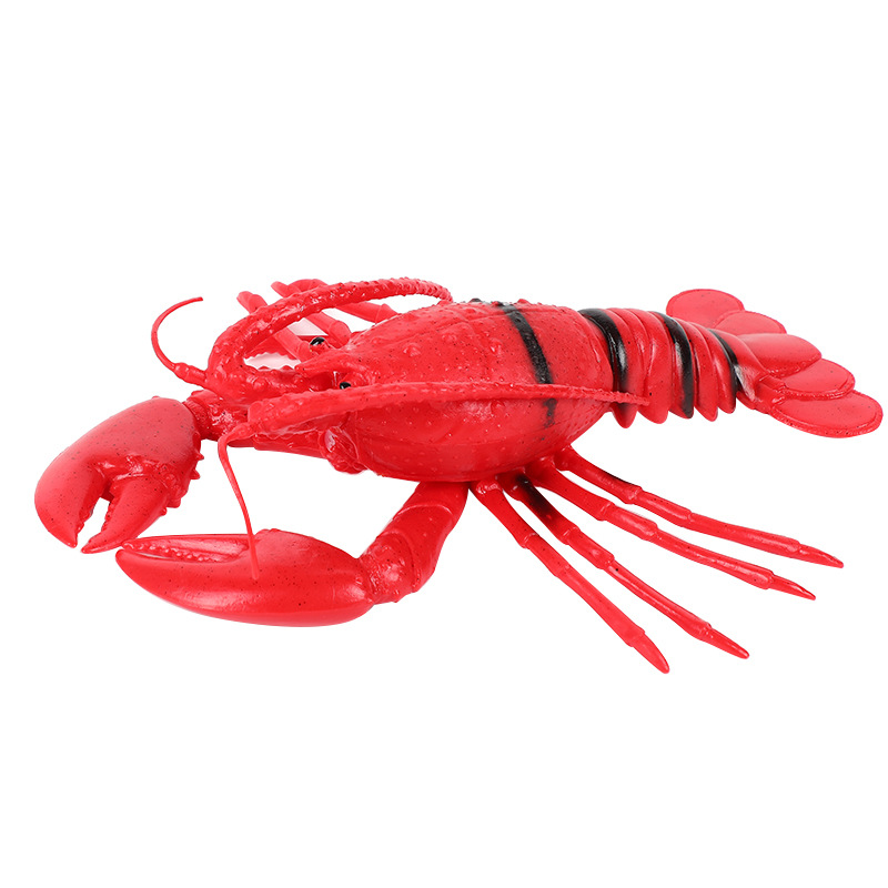 Simulation Lobster Crab Squeezing Toy Decompression Soft Rubber Simulation Animal Model Trick Props Children's Toys in Stock