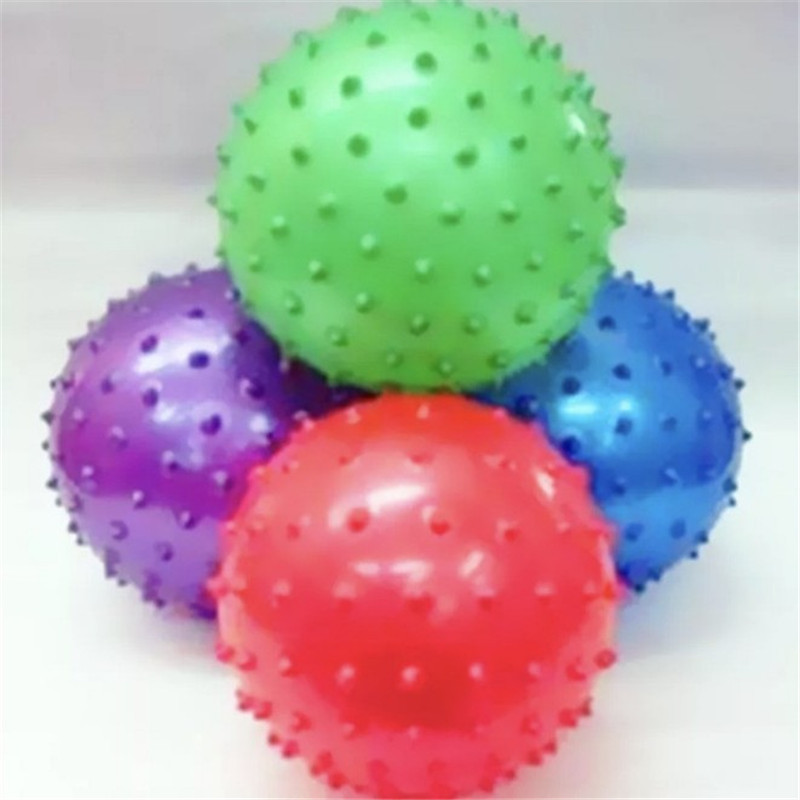 12cm Massage Ball Color Massage Ball Children's Ball 1 Yuan Store 2 Yuan Store Supply