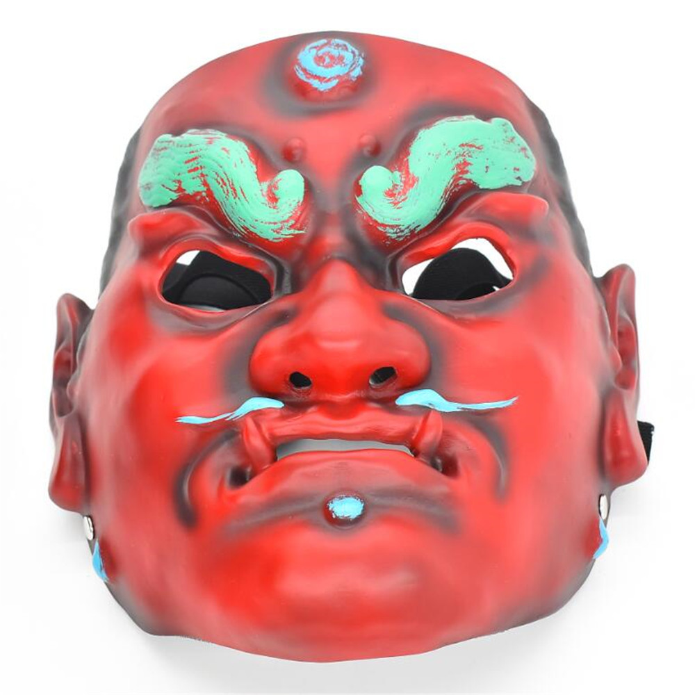 新古代武士面甲天王面具万圣节影视周边装扮脸谱道具甲胄面具mask