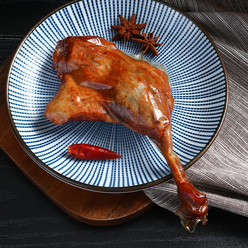 老李美食 爱上老李卤鸭腿 五香卤鸭腿100g 温州特产卤味熟食