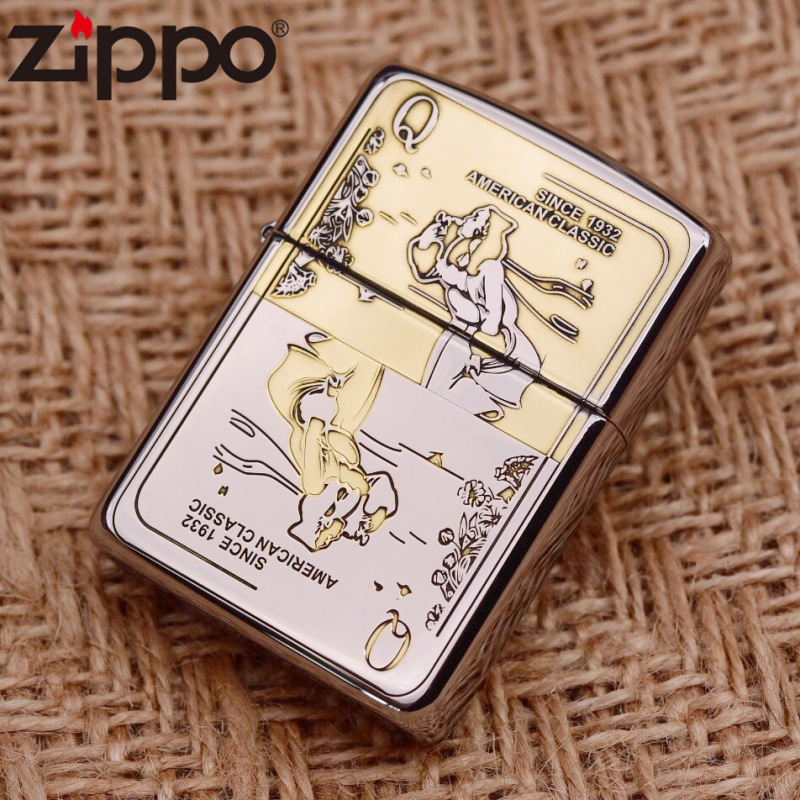 zippo芝宝 167 250双色风女扑克q