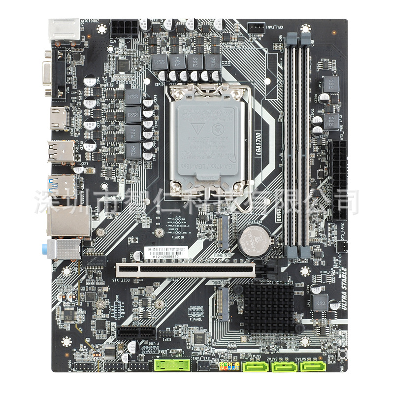 源头工厂电脑h610主板支持1700针12代酷睿i5/i7/i9 atx独立显卡