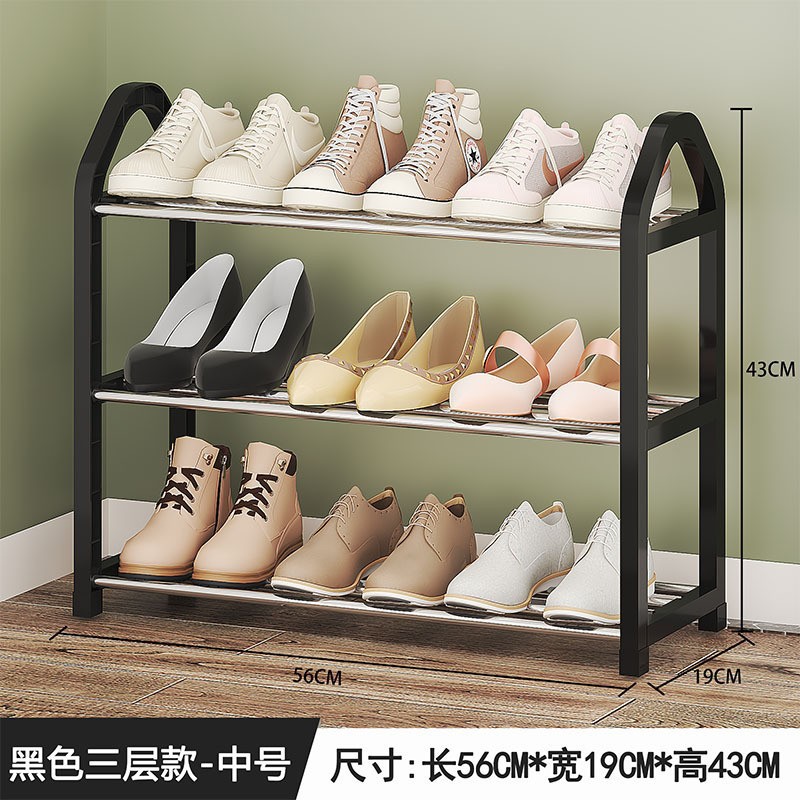 Shoe Rack Dust-Proof Piece Household Simple Door Dormitory Shoe Cabinet Multi-Layer Bedroom Storage Rack Plastic Gasket 0819