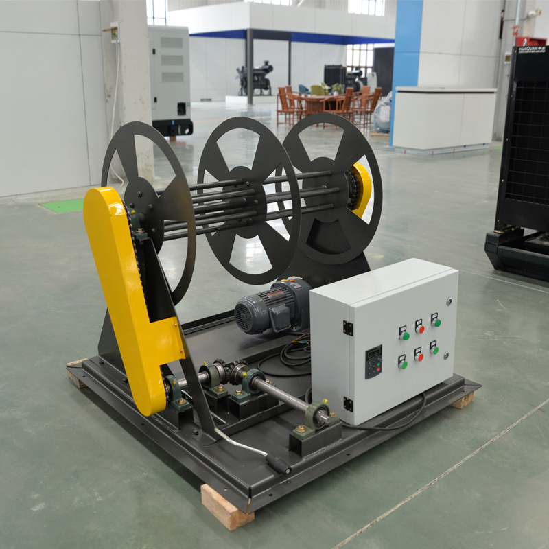 华全发电机配套电动电缆绞盘移动盘线盘电线缠绕盘70米32芯