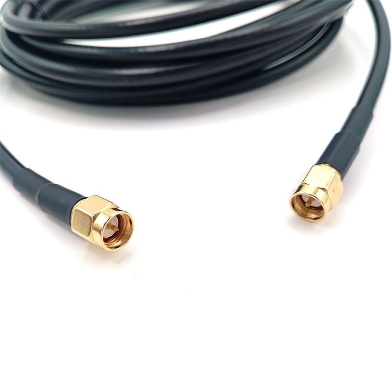 天线转接线连接线 同轴射频线 馈线 跳线 lmr400 200 195线 sma