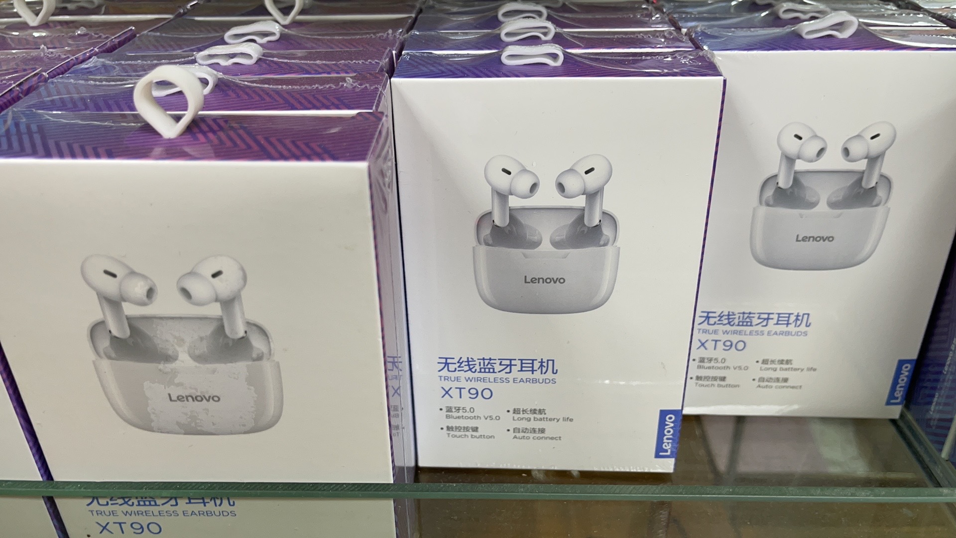 适用联想xt90蓝牙耳机真无线双耳半入耳式小型迷你通用蓝牙耳机