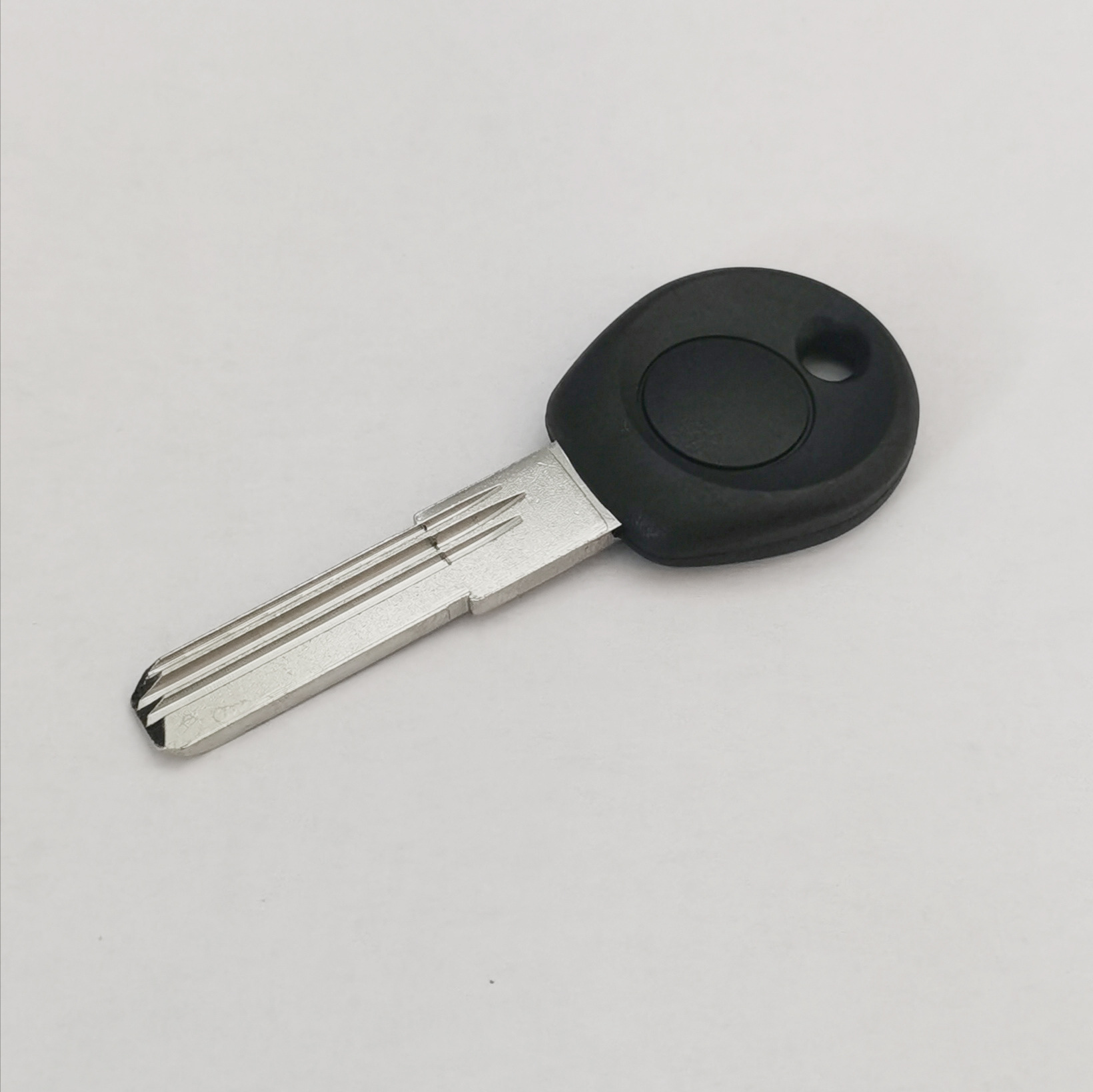 d-173d适用短款双排打孔加内铣槽超b钥匙胚 短款双曲圆柄钥匙坯子