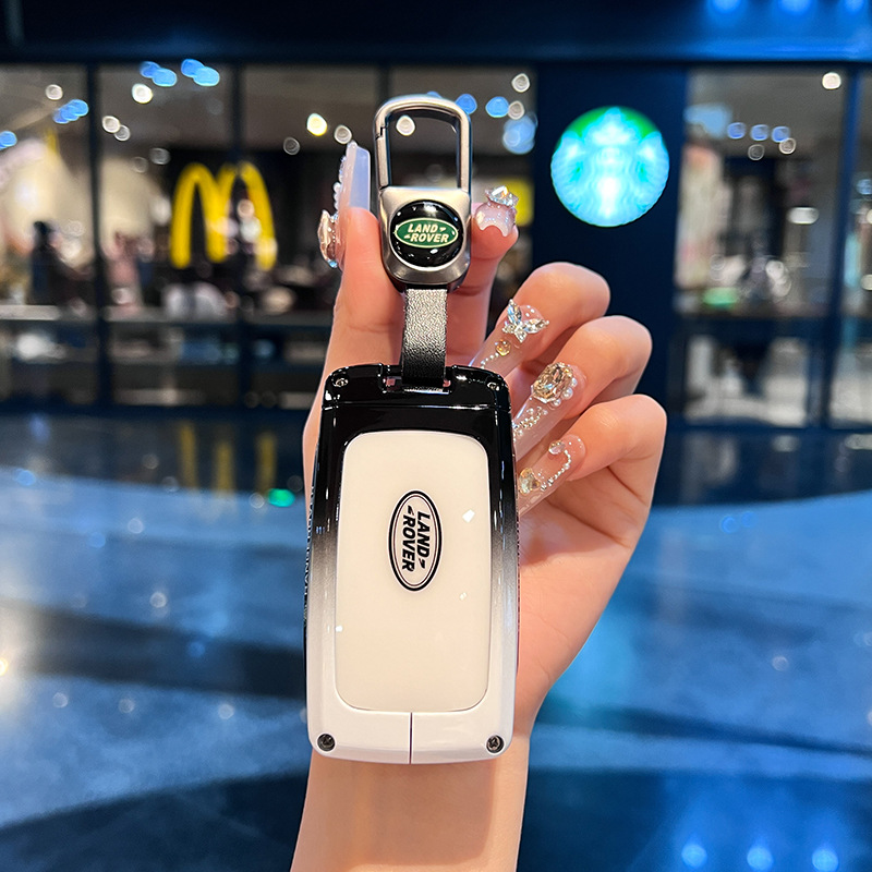 新路虎揽胜钥匙套渐层色运动版极光l发现神行星脉卫士发现4/5男女