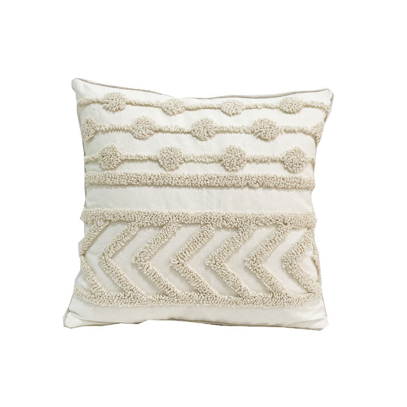 Amazon Hot Sale Bohemian Loop Velvet Pillow Cover Morocco Famous Home Sofa Cushion Cover Spot Supply