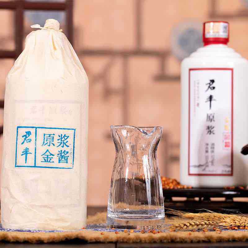 贵州酣客君丰酱酒原浆金酱品鉴酱香型白酒53度整箱500ml*6裸瓶