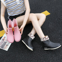 雨鞋女士新款日式中筒休闲百搭雨靴防滑耐磨时尚夏季外穿水靴套鞋