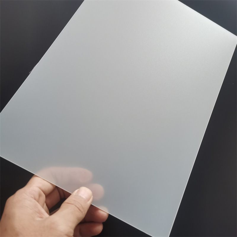 磨砂半透明pp薄片 白色pp片材 彩色胶片pp硬塑料板材0.