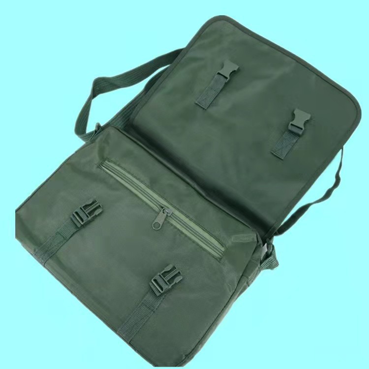 批发07式黑色挎包军绿色单肩包军迷户外防水尼龙布布大量小黑挎包