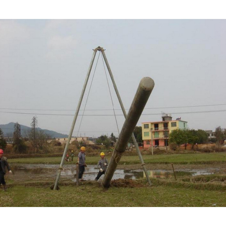 铝合金立杆机 8/10/12/15米人字扒杆 lsgs80-10电线杆立杆机-阿里巴巴