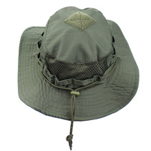 新款登山奔尼帽户外野营钓鱼遮阳渔夫帽战术特种圆边帽夏季太阳帽