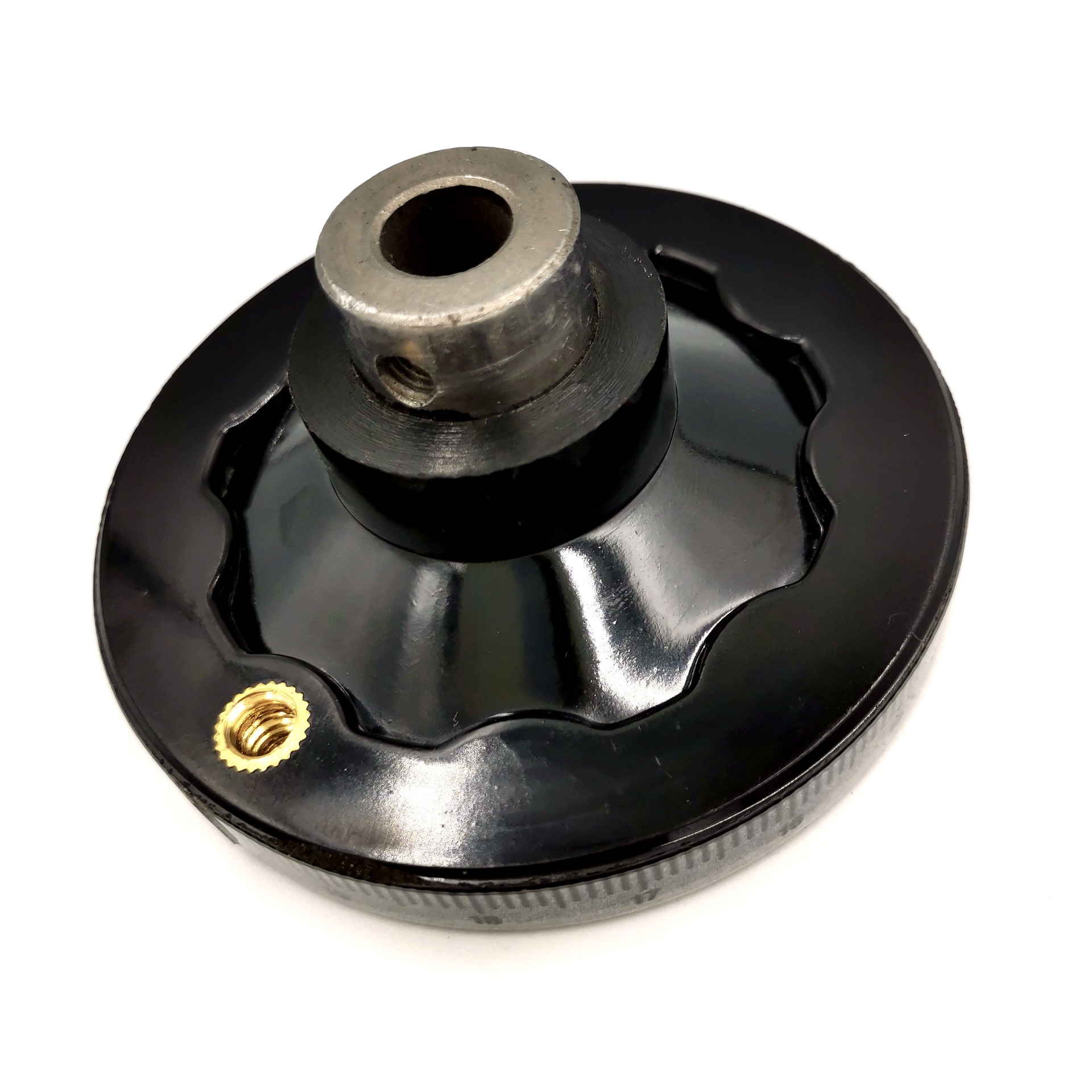 厂家供应背波纹手轮胶木电木手摇轮配手柄装饰片量大从优可做非标