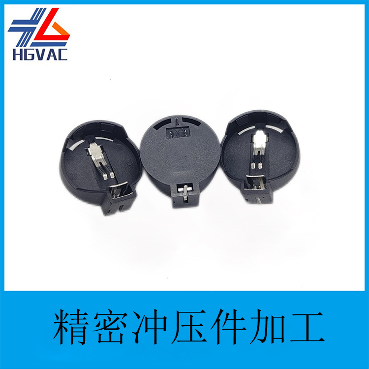 温州乐请义乌 cr电池正负极弹片 精密冲压 五金纽扣电池弹簧片