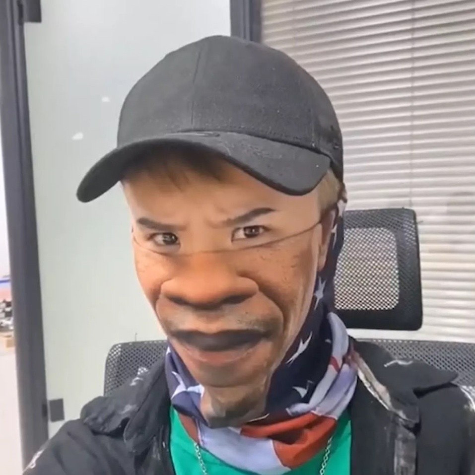 抖音同款仿真人脸沙雕显示表情的口罩男潮款个性图案搞怪笑时尚潮