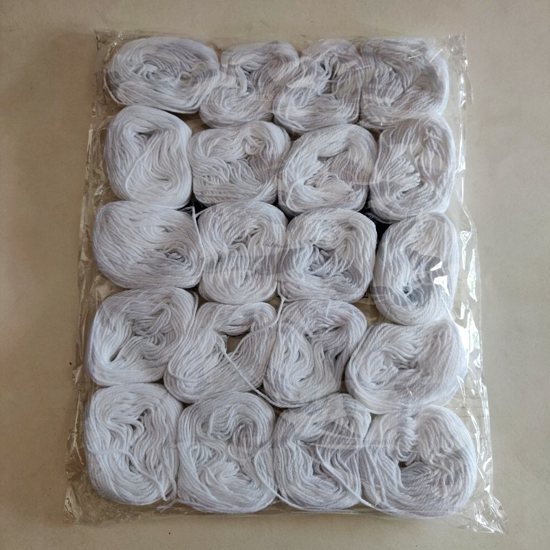 厂价直销18股粗凭证装订线9股细串档案线绳包粽子线白色涤棉棉线