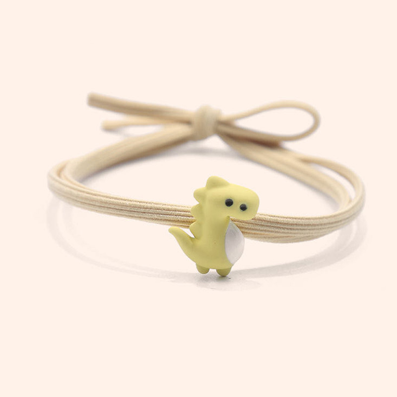 小恐龙头绳女可爱小皮筋送给男朋友戴手腕情侣小皮套一对手链发绳