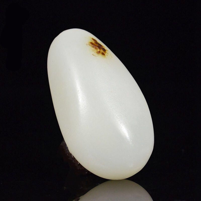 和田玉原石小籽石带皮色玉石天然籽料手把玩裸石头羊脂白玉送男士