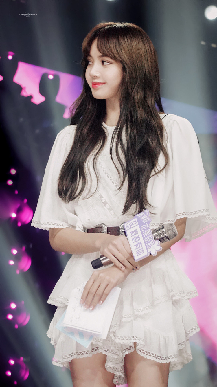 2021夏季青春有你2lisa同款白色雪纺连衣裙女高腰显瘦不规则短裙