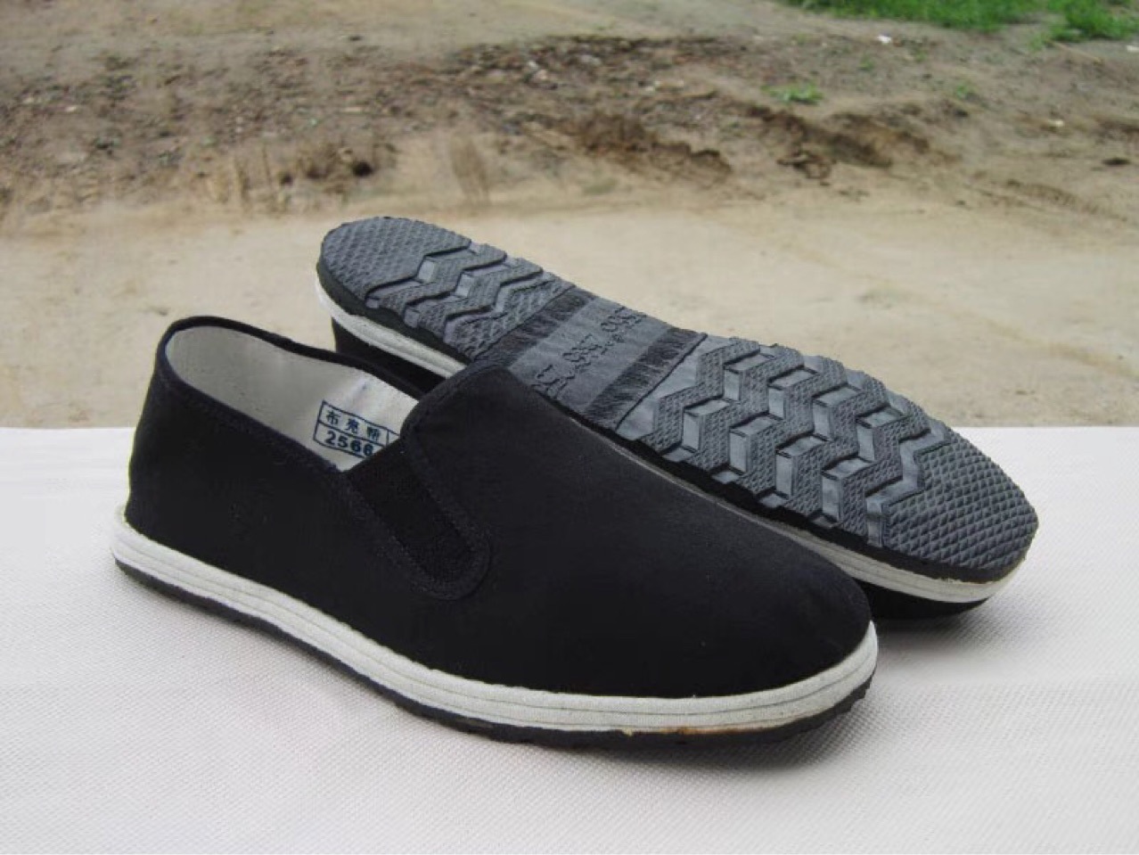 正品奥陆宝布鞋男夏季透气布鞋老北京千层橡胶底耐磨防滑工作布鞋