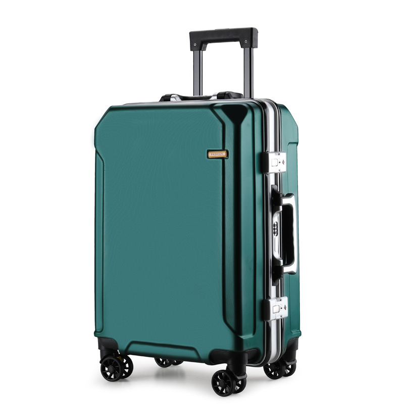 Internet Celebrity Suitcase Luggage Aluminium Frame Luggage Universal Wheel 20 Unisex Student 24 Password Leather Suitcase 26-Inch