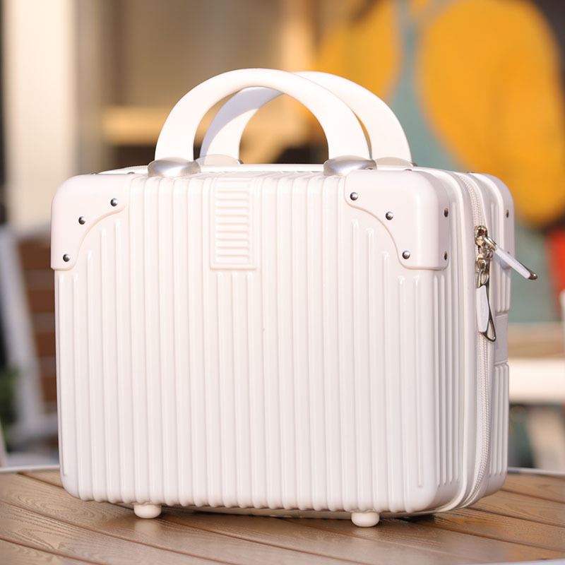 可爱小手提行李箱14寸便携化妆箱包韩版大容量旅行箱16可logo