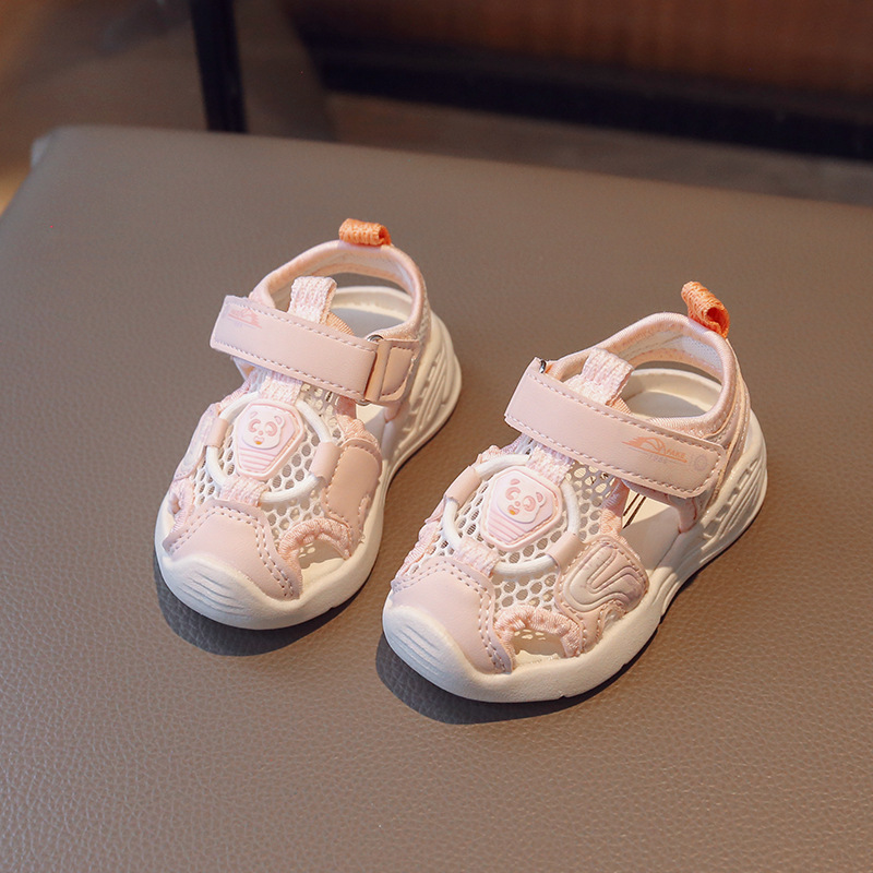 2023 Summer New Baby Boy Toddler Sandals Soft-Sole Functional Shoes Closed Toe Anti-Kick Baby Girl Shoes Generation Hair
