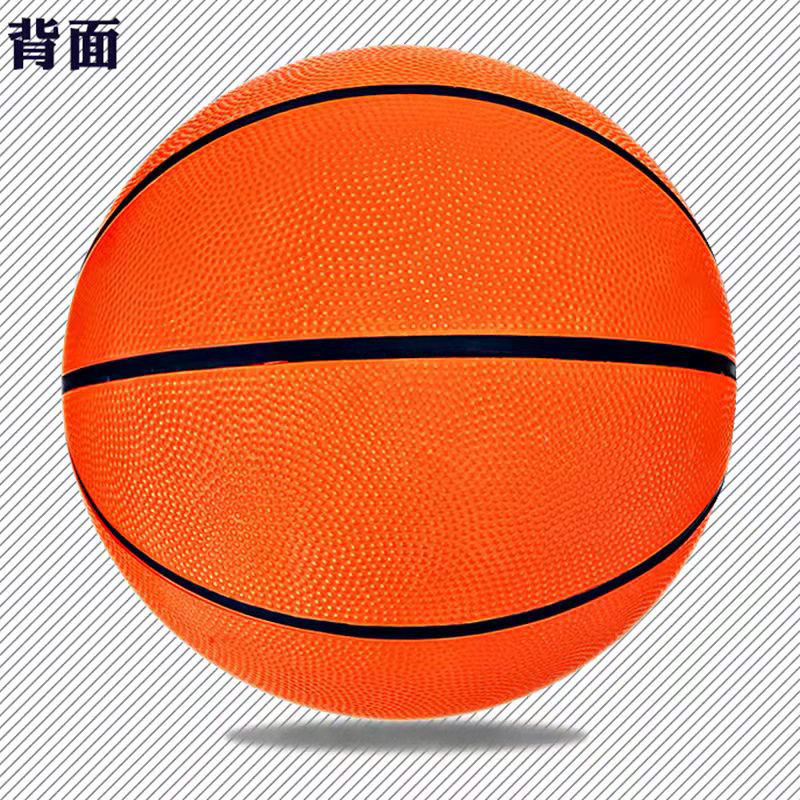7号橡胶篮球颜色橘黄加工定制否加印logo不可以产地浙江货号004规格7