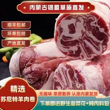 羊肉内蒙古锡林郭勒盟卷片火锅食材新鲜羔羊肉原切清真卷工厂批发