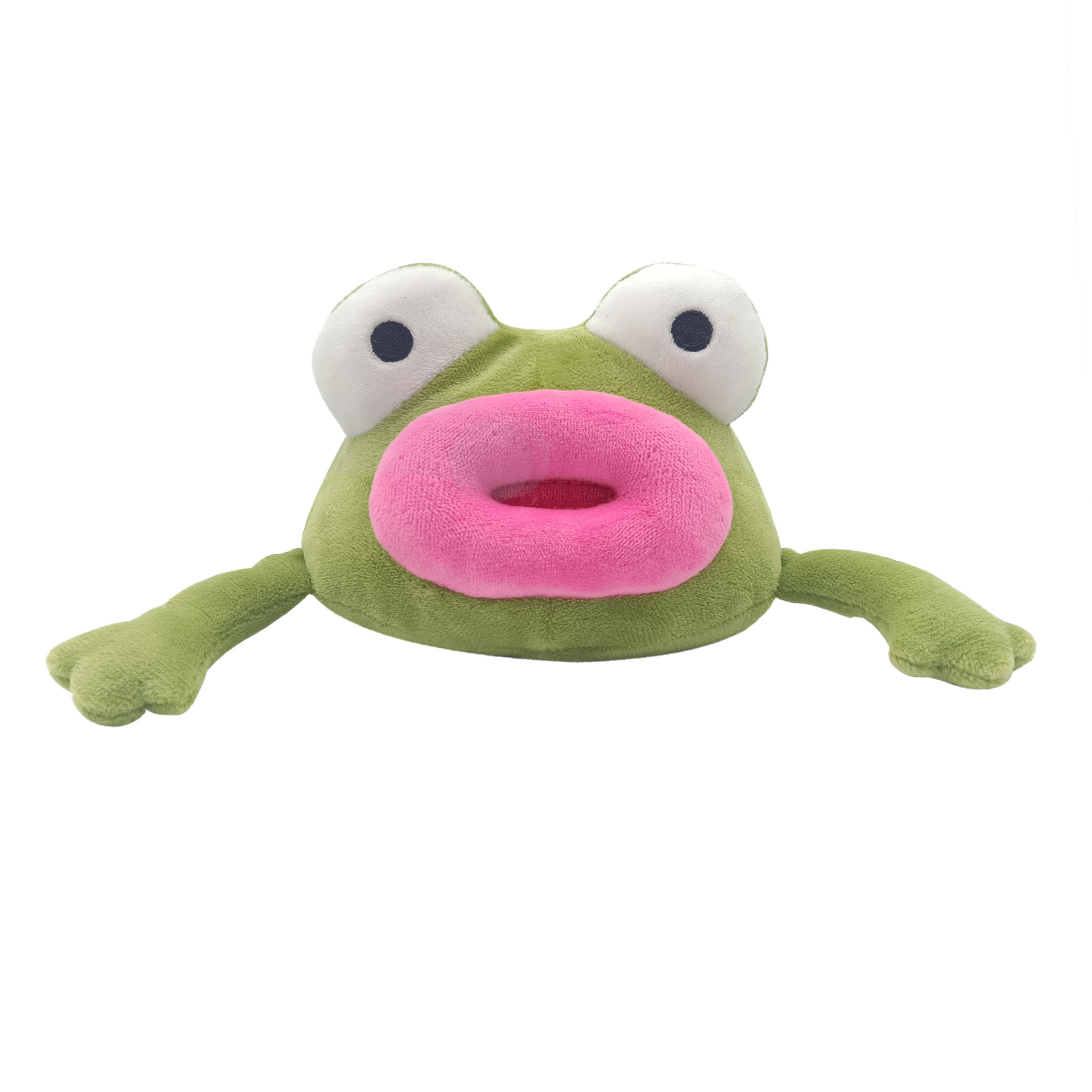 创意大嘴蛙机芯玩具青蛙造型发声公仔婴童安抚毛绒玩具