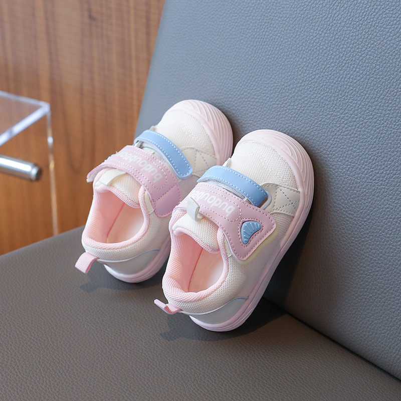 2024 Spring New Baby and Infant Toddler Shoes Soft Bottom Boys and Girls Baby Shoes Breathable Velcro Children's Shoes Delivery