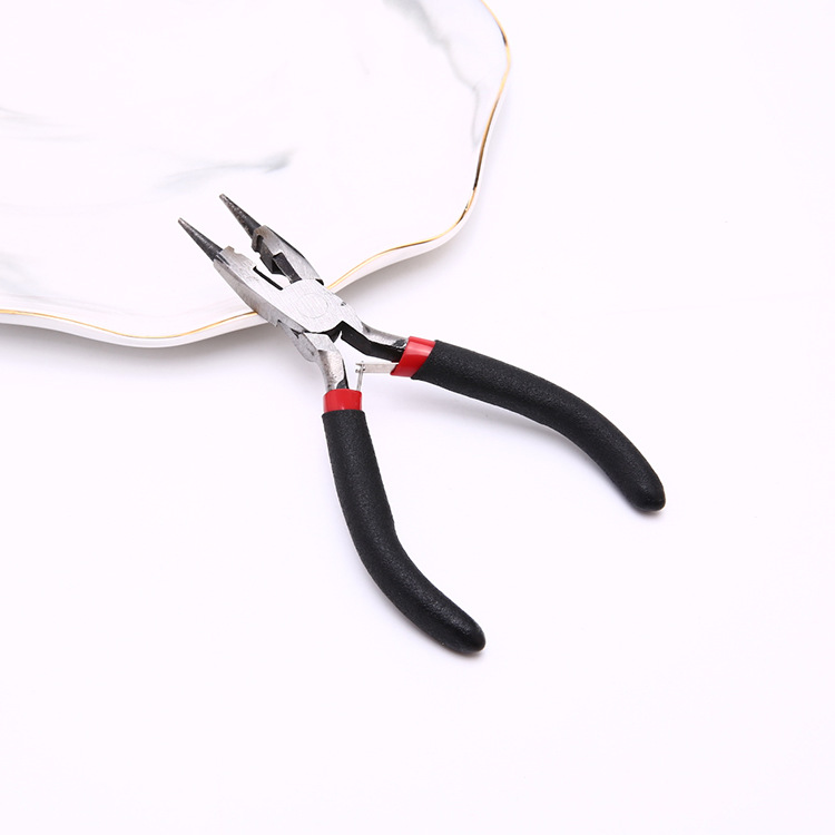 多功能珠宝钳 短手柄钳子挂圈/剪线/弯针饰品diy手工制作工具多用