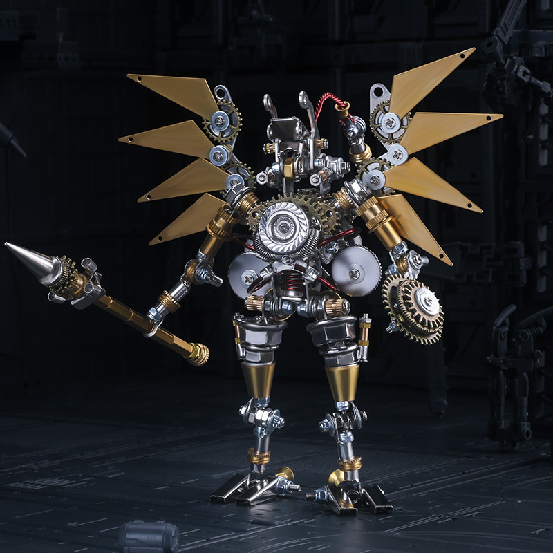 机械党炽天使人形机甲3d立体金属拼装模型diy手工高难度玩具礼物