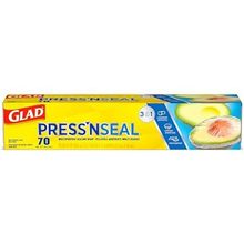 Glad Press'n Seal Plastic Food Wrap - 70 Square Foot Roll跨