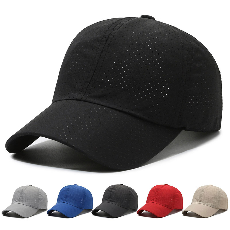 quick-drying hat summer thin breathable peaked cap men‘s sports baseball cap casual all-match sun protection sun hat women