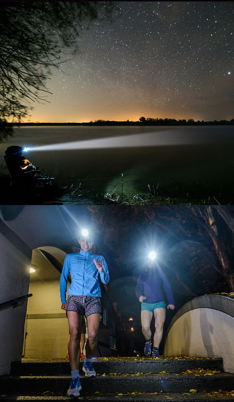 头灯强光充电远射超亮长续航18650锂电池头戴式照明灯夜钓鱼专用