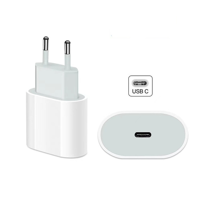 适用苹果iphone11/12手机充电器 type-c接口pd快充充电头12w