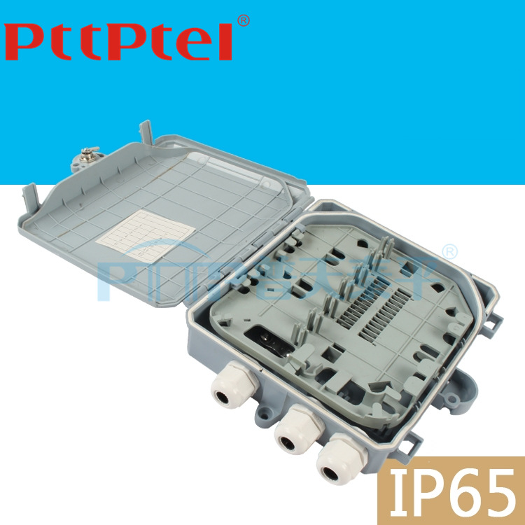 fdb-12芯光分路器箱gf-kjw/kjn-c8光缆分线盒 ftth-8芯分光分纤箱