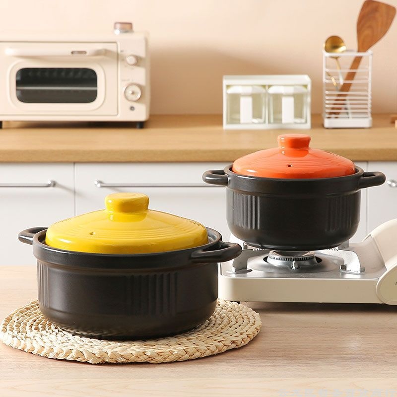 砂锅 家用炖锅煤气网红小陶瓷煲干烧不裂明火汤锅石锅一件批发